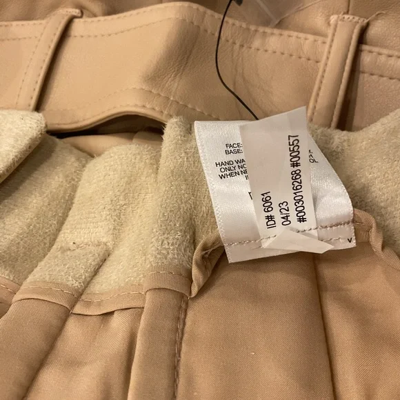 Express High Waist Tan Belted Shorts - Picture 8 of 10